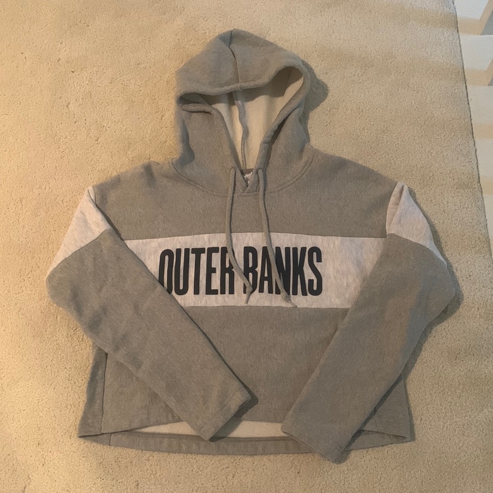 OBX Champion Cropped Hoodie Size Small